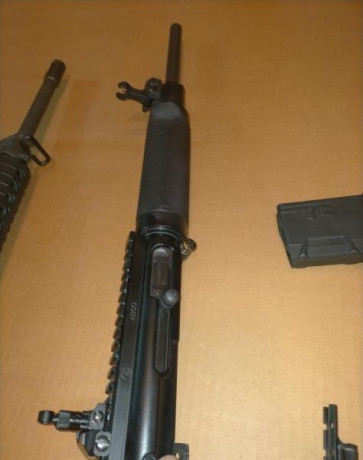 Hola,

Como digo en el anuncio, VENDO COLT AR-15 A2 cal .222 + kit conversión .22 ADCO.

El motivo de 21