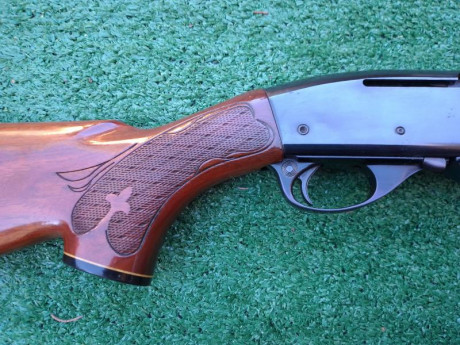 Hola a todos,
Pongo a la venta un rifle semiautomático Remington model 742 Woodmaster en calibre 30-06.
El 11