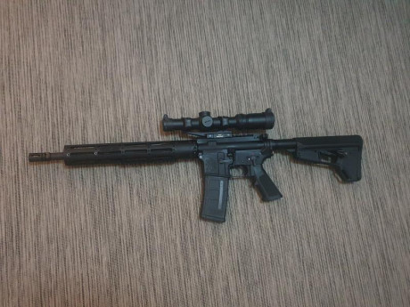 VENDIDO.

Vendo AR15 Luvo Arms  calibre 222rem. Comprado en Mayo 2022 en Armeria Fiol. Cañón 14,5 pulgadas. 21