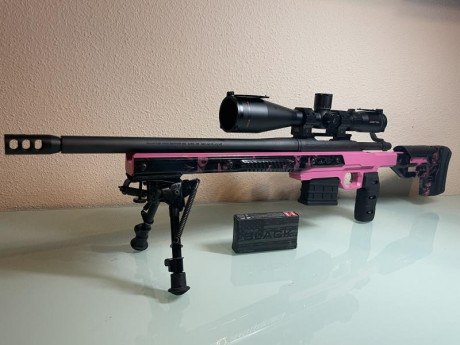 Se vende Remington 700 en calibre 300 blk.
Chasis oryx custom
Freno de boca
Rail leupold 20moas
Cargador 02