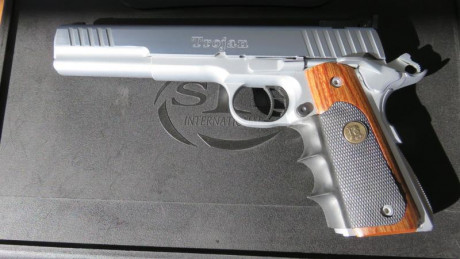 Vendo mi pistola STI TROJAN 6" INOX en perfectas condiciones va de lujo con su maletin original sus 02