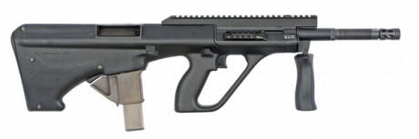 Hola, estoy interesado en un Steyr AUG ya sea en 9 Para o .222. 01