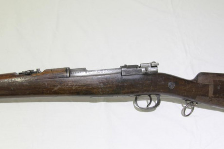 Vendo tercerola Mauser 7 mm. Madera por restaurar, lijar y darle el acabado que se quiera, aceite de linaza 22