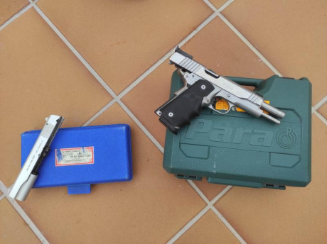 Vendo Paraordnance P18 del 9mm junto con conversión del 22 Artur Ciener.
Precio 900€. 00