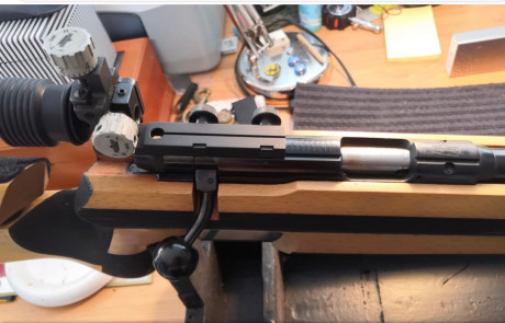 vendo carabina anschutz mod 1907 con Diopters+Tunel,  sin visor calibre 22 LR, 01