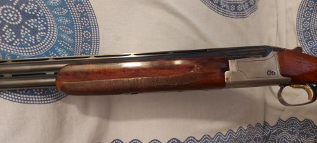 Pongo a la venta escopeta plato marca browning gti  trap con chokes  2 y 1 estrella fijos.p.culata regulable 11