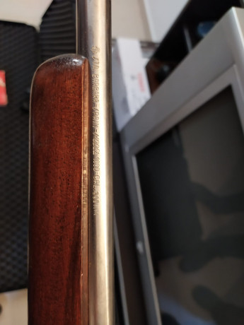 Un compañero del club me pide que le ponga en venta el siguiente rifle:

Santa Bárbara cal. 300 Winchester-Magnum.

Este 20