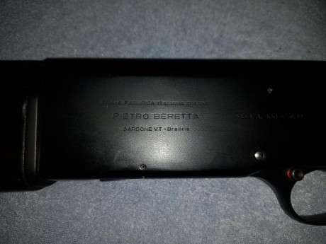 SE VENDE
Beretta A 300 cal12-70 cañon 66
buen estado 
mecanicamente funciona perectamente 
maderas bien 01
