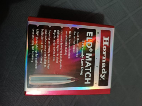Vendo dos lotes calibre 30 de 90 puntas cada uno 
Hornady eld macht 60€
Sierra tmk macthking.    60€ 

 10