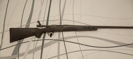 Se vende Remington SPS varmint 308 , cañón grueso de 26" buen estado, unos 800 tiros , 500 euros 01
