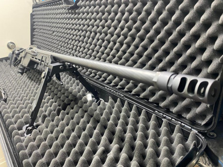 Se vende Steyr SSG 08 en calibre 300 WM..el arma está impoluta sin uso, solo puesto a tiro. Lleva su maletín 01