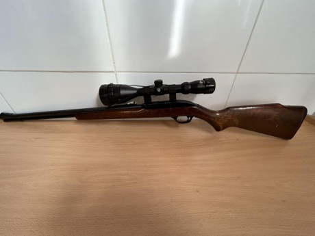 RETIRAR ANUNCIO. Vendido. vende carabina en buen estado, carabina de gran calidad. Semiautomática. Cargador 00