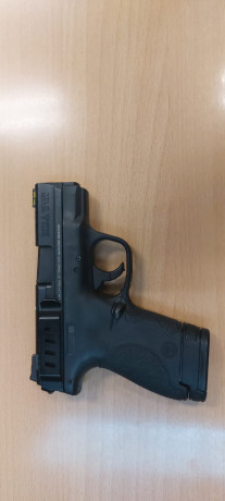 Saludos

Compañero vende Pistola Smith & Wesson M&P9 Shield PC Ported, 475€, sin portes. Guiada 01