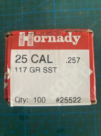 Vendo puntas para 257 weatherby Hornady sst de 117 grains 
2 cajas de 100 und =80€ 
Juanjo 
609658588 01