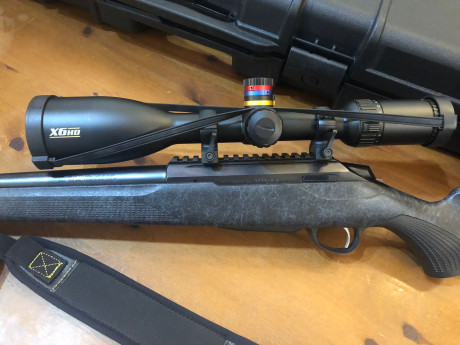 Se vende Tikka T3x lite Roughtech Black en calibre .308W.

Con freno de boca en 5/8 24 UNEF homologado.

Rifle 02