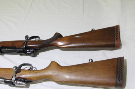 Vendo dos rifles Santa Barbara, uno modelo A, y otro C75, en calibre 308 winchester. Precio 800 euros 01