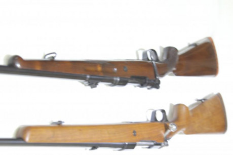 Vendo dos rifles Santa Barbara, uno modelo A, y otro C75, ambos en calibre 308 winchester. Precio 800 12