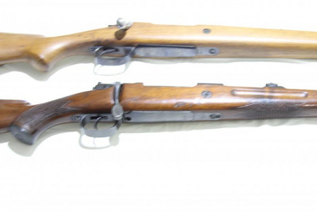 Vendo dos rifles Santa Barbara, uno modelo A, y otro C75, ambos en calibre 308 winchester. Precio 800 11