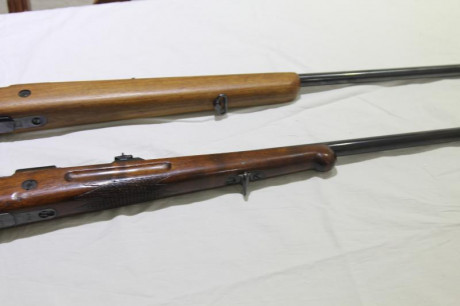 Vendo dos rifles Santa Barbara, uno modelo A, y otro C75, ambos en calibre 308 winchester. Precio 800 10