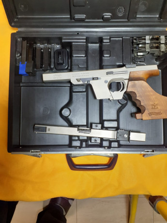 Lleva dos cargadores en cada calibre, tiene mucha precisión en ambos calibres estado inmejorable, modeló 00