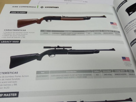 Aparte de las Crosman 1337 hasta arriba de piezas custom (vamos, las tuneadas de toda la vida) y las sheridan 101