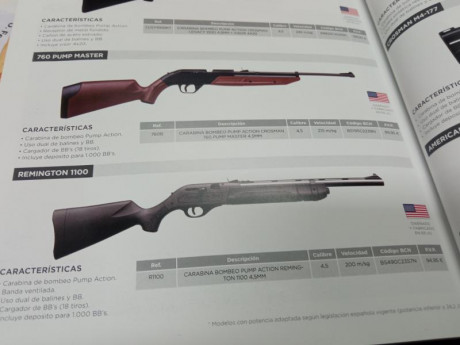 Aparte de las Crosman 1337 hasta arriba de piezas custom (vamos, las tuneadas de toda la vida) y las sheridan 100