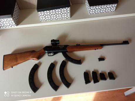 Buenos días, vendo mi carabina CZ 512 en calibre 22lr, está casi a estrenar. La entrego con 4 cargadores 02