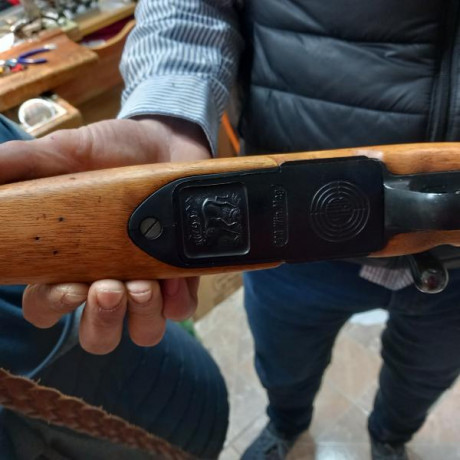 Un amigo me pide que le publique su rifle, se trata de un Mannlicher, cañón de 65 cm, calibre 300 win 31