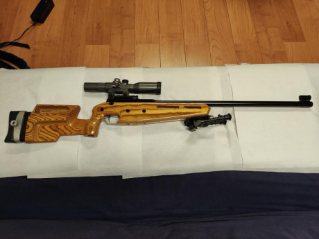SE VENDE rifle IZHMASH RECORD 1 308 (calibre 7,62x51mm). Es una joya de precisión y está en perfecto estado 02