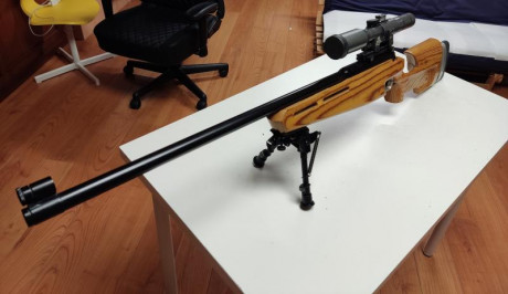 SE VENDE rifle IZHMASH RECORD 1 308 (calibre 7,62x51mm). Es una joya de precisión y está en perfecto estado 00