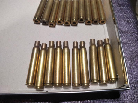 Se venden 38 vainas nuevas del 7x64. 
Es munición desmontada. 
Se han desmontado por vender el rifle y 00