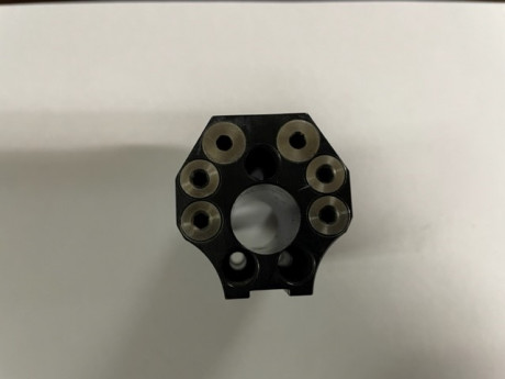 Pongo a la venta contrapeso para pistola Match Guns MG-4 de calibre 32, lleva cuatro amortiguadores inerciales 00