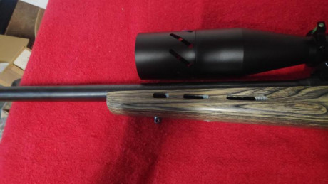 Hola:
Pues eso, vendo mi rifle Marlin XSVH del calibre 308 Win, tiene cañón pesado de 26", se encuentra 12