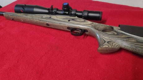 Hola:
Pues eso, vendo mi rifle Marlin XSVH del calibre 308 Win, tiene cañón pesado de 26", se encuentra 10