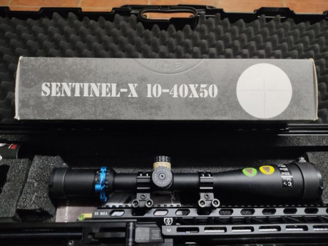 Hola pongo a la venta visor Vector Optics Sentinel 10-40x50. Usado con carabina de aire comprimido para 01