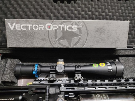 Hola pongo a la venta visor Vector Optics Sentinel 10-40x50. Usado con carabina de aire comprimido para 00