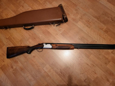 Vendo escopeta superpuesta marca Beretta cal.12, mod.s56e, 71 cm cañon,monogatillo 1 -3 estrellas 400 01