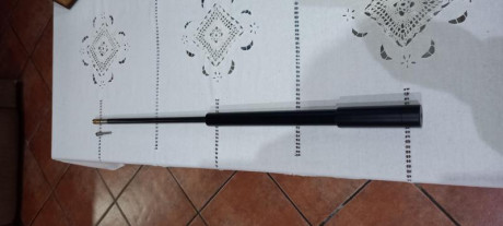 Hola vendo cañon completo con empujador y transfer doble esta practicamente nuevo,calibre 5,5 225 euros 00