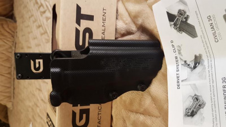 Se vende funda Ghost IPSC para Glock 17/19/22 etc... 
Comprada nueva hace unos dias para hacer curso IPSC, 31