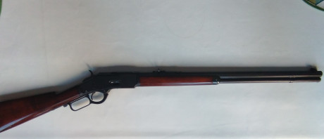 Rifle Winchester modelo 1873 original en calibre 44-40 en muy buen estado, pavón original sin óxido. Cañon 00
