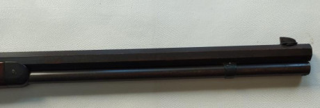 Rifle Winchester modelo 1873 original en calibre 44-40 en muy buen estado, pavón original sin óxido. Cañon 20