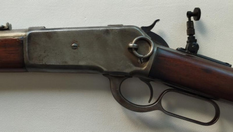 Rifle Winchester original modelo 1886 en muy buen estado, no restaurado, originalmente pavonado en case 11