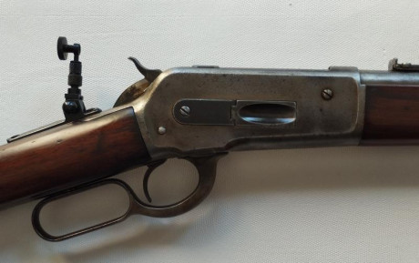 Rifle Winchester original modelo 1886 en muy buen estado, no restaurado, originalmente pavonado en case 31