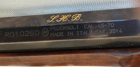 Rifle Rolling Block de Pedersoli de lujo, el más alto de gama, profusamente grabado, maderas seleccionadas, 22