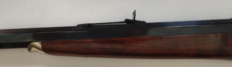 Rifle Rolling Block de Pedersoli de lujo, el más alto de gama, profusamente grabado, maderas seleccionadas, 20