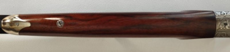 Rifle Rolling Block de Pedersoli de lujo, el más alto de gama, profusamente grabado, maderas seleccionadas, 31