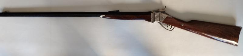 Rifle Sharps 1874 Sporting Pedersoli Extra de Lujo, el más alto de gama, profusamente grabado, maderas 01