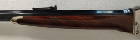 Rifle Sharps 1874 Sporting Pedersoli Extra de Lujo, el más alto de gama, profusamente grabado, maderas 20