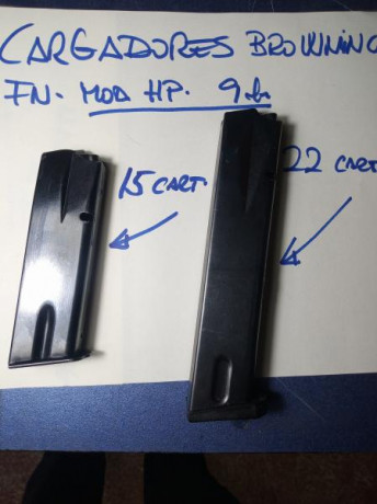 VENDO:

1-CARGADOR para pistola ASTRA 3000 para 7,65 (32acp) 40€

CARGADORES para pistola BROWNING FN 02