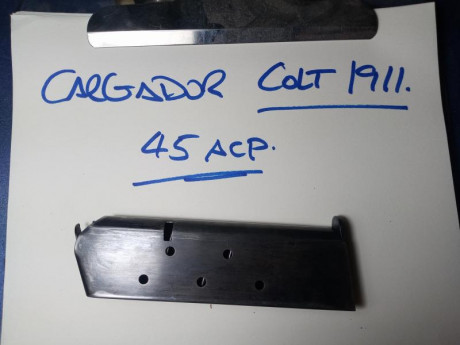 VENDO:

1-CARGADOR para pistola ASTRA 3000 para 7,65 (32acp) 40€

CARGADORES para pistola BROWNING FN 01